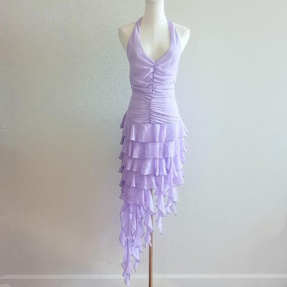 Y2K Asymmetrical Jellyfish Fairy Prom Dress - Picture 1 of 5